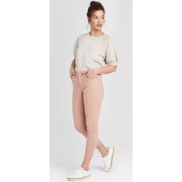 Universal Thread Women's High-Rise Cropped Skinny Jean 12/ 31 Vintage Rose NWT - Picture 5 of 16